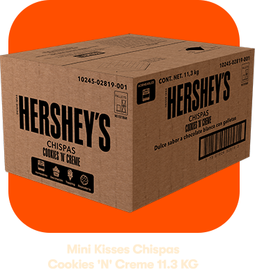 Mini Kisses Chispas Cookies 'N' Creme 11.3kg